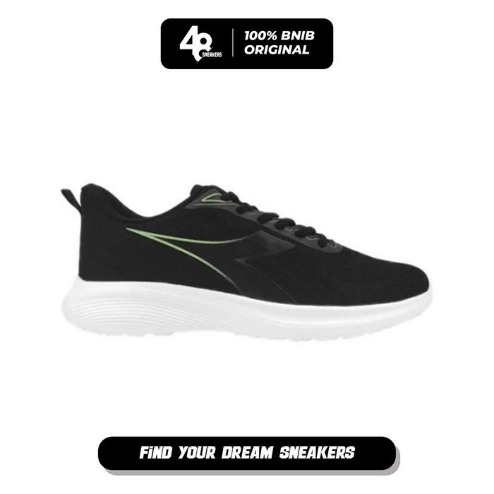 Sepatu Lari Pria Diadora Manva Black (DIAX24F1112B) Original