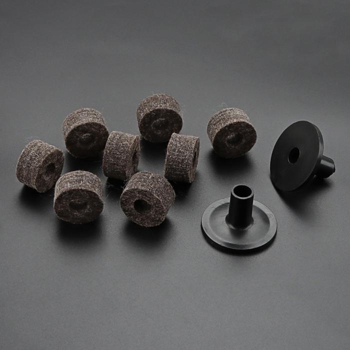 10Pcs/set Cymbal Stand Felt Washer and Cymbal Sleeves