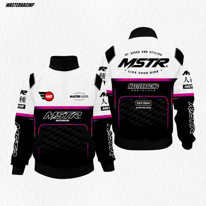 Masterracing | C007 - FUNKOT BERTO | JAKET TRACKTOP racing balap herex