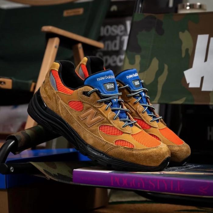 Action Bronson x New Balance 992 Tiger Eye Brown Orange Baklava NB992