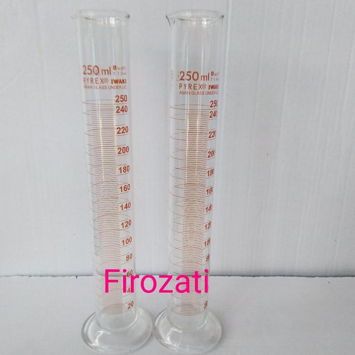 SILINDER GELAS UKUR KACA IWAKI PYREX CLASS A 10 25 50 100 250 500 1000 ML ORISINIL