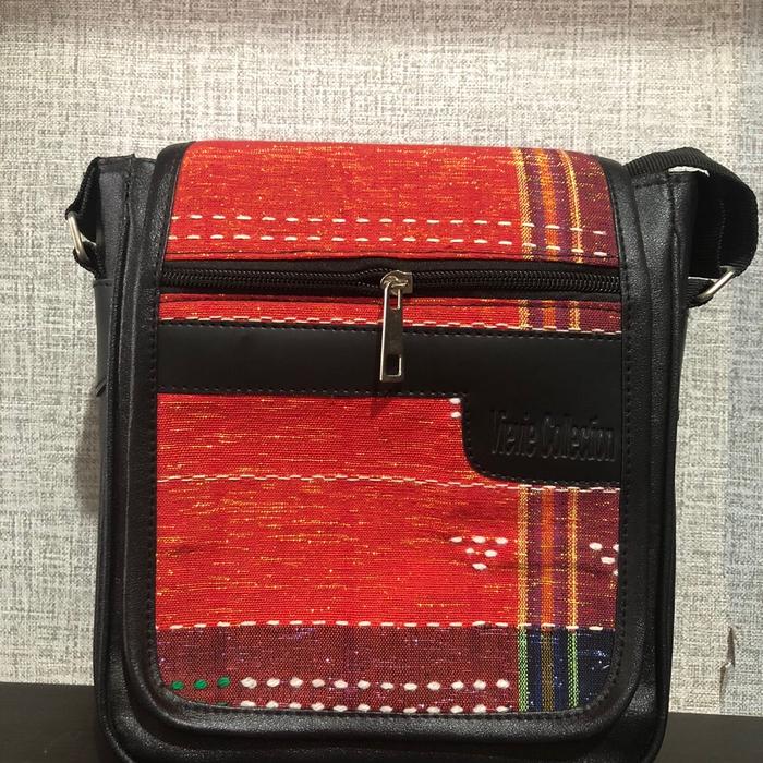 Tas Selempang Pria Motif Ulos