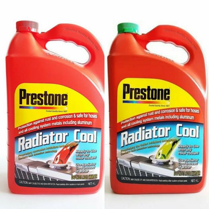 Prestone Radiator Cool Isi 4 L Merah Hijau Coolant