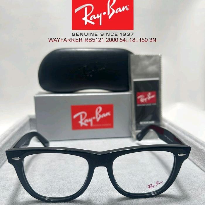 Ray-Ban Kacamata Wayfarer RB5121 2000 54L 18J 150 3N Asli Sejak 1937 dengan Kualitas Terbaik