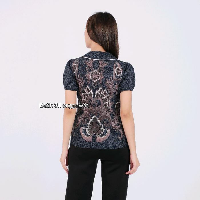 Batik Sri Enggawati - Atasan Batik Couple/Atasan Batik Wanita/Hem Batik Pria/Batik Seragam/Baju Kerj