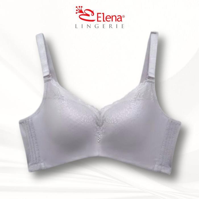 Elena Bra Wanita Cup Sedang Push Up Tanpa Kawat Brukat E S8 2901 Premium Size 34A 36A 38A 40A Bh Bus