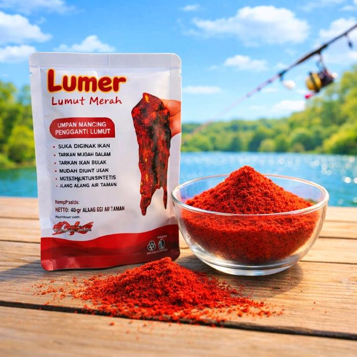 LUMER Lumut Merah Inovasi Pertama Di Indonesia Buat Mancing Ikan Nila Mas