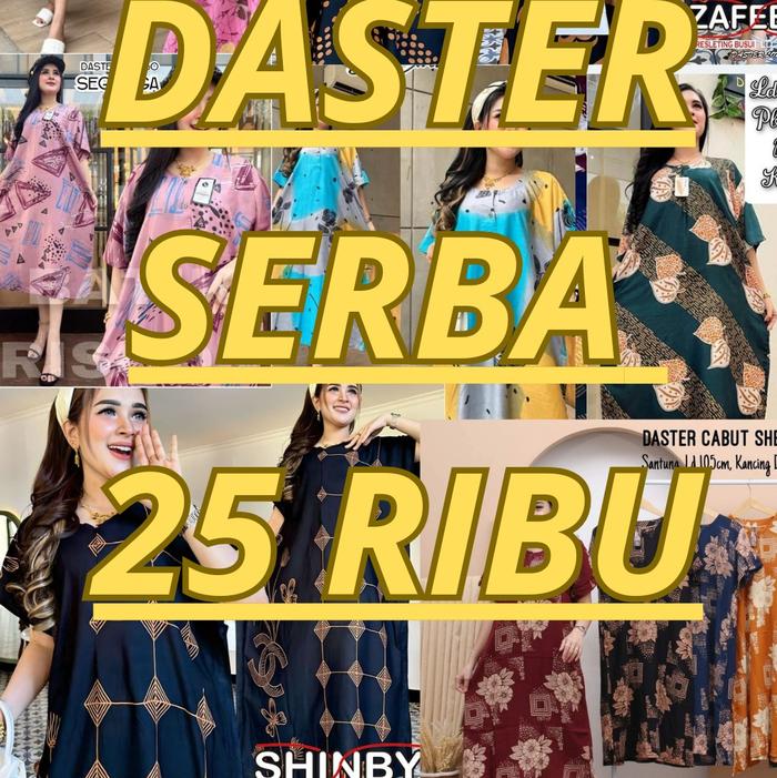 Daster viral serba 25 ribu Rayon Nyaman Santai Wanita Dress Panjang