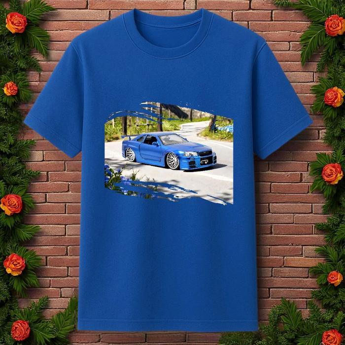 Mynaverse #98 Jada Toys - Kaos T-Shirt Dewasa - Diecast Series - Nissan Skyline R34