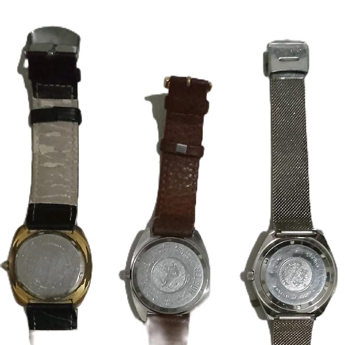 Jam Tangan Kuno dari Berbagai Merek dengan Putaran Manual dan Otomatis  Nelson.wingo.Orient dan Titu