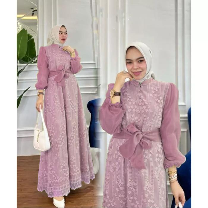 Best_Price Arrival Fashion Muslim Wanita Best Seller Maxi Dress Aneska