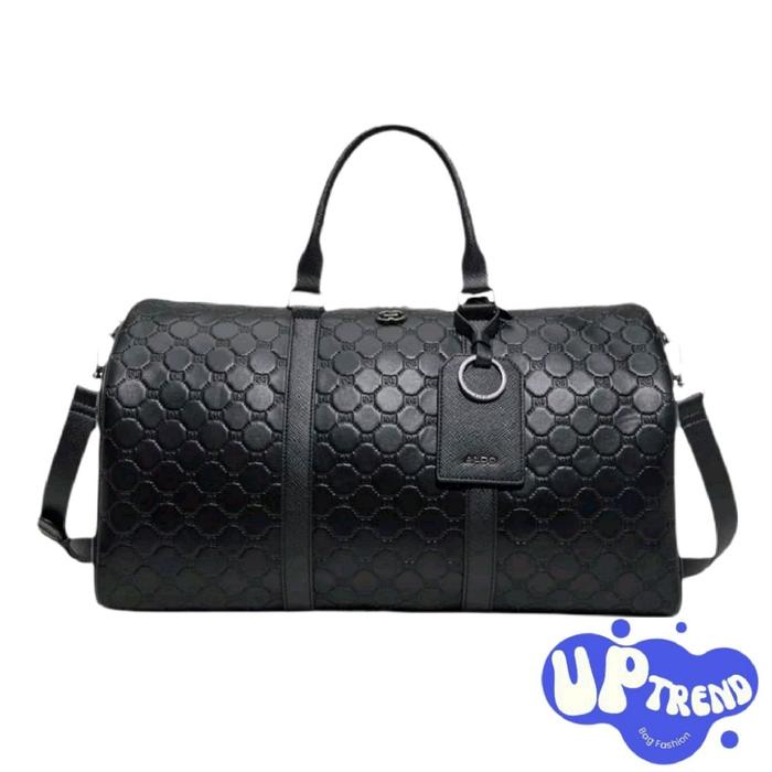 Aldo Frankfurt Men's Duffle Hitam - Tas Duffle Pria Aldo Frankfurt Warna Hitam dengan Desain Elegan