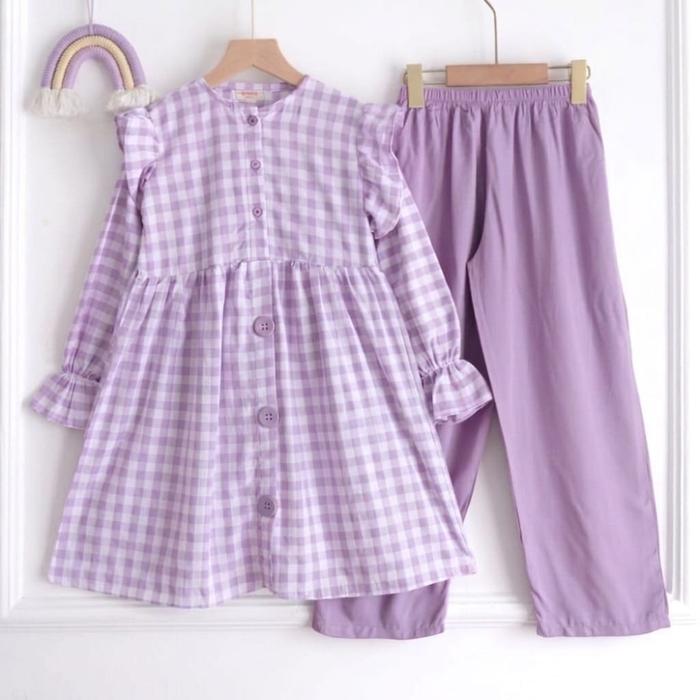 Holala Set Kids Lucu Anak Perempuan Usia 3-12 Tahun