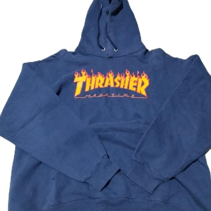 thrasher hoodie pria jaket pria original