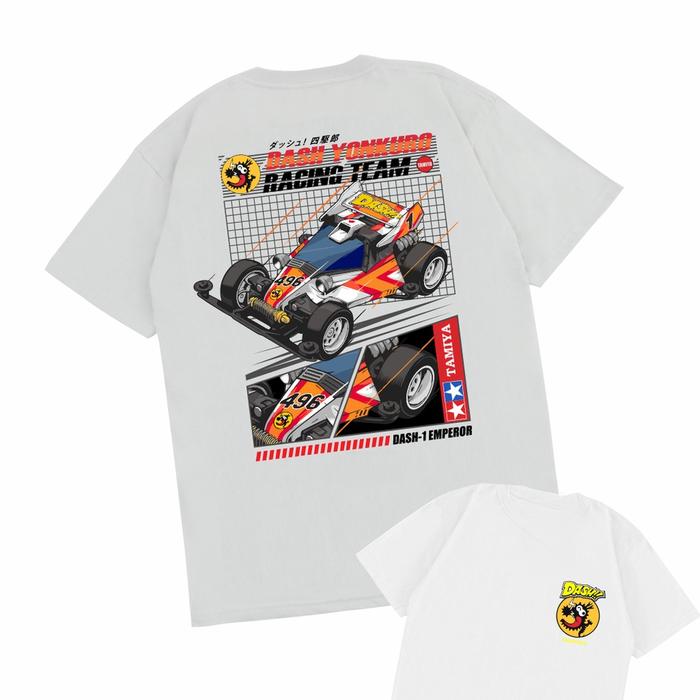Kaos Baju Distro Katun Combed 24s Unisex Gambar Anime Dash! Emperor Tamiya Manga Jepang