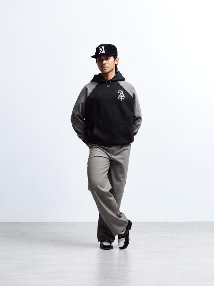 All Around Faded - Boxy Raglan Hoodie