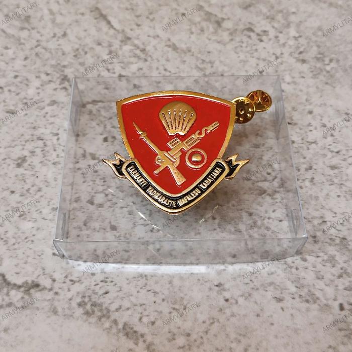 emblem baret kopasgat premium metal gold