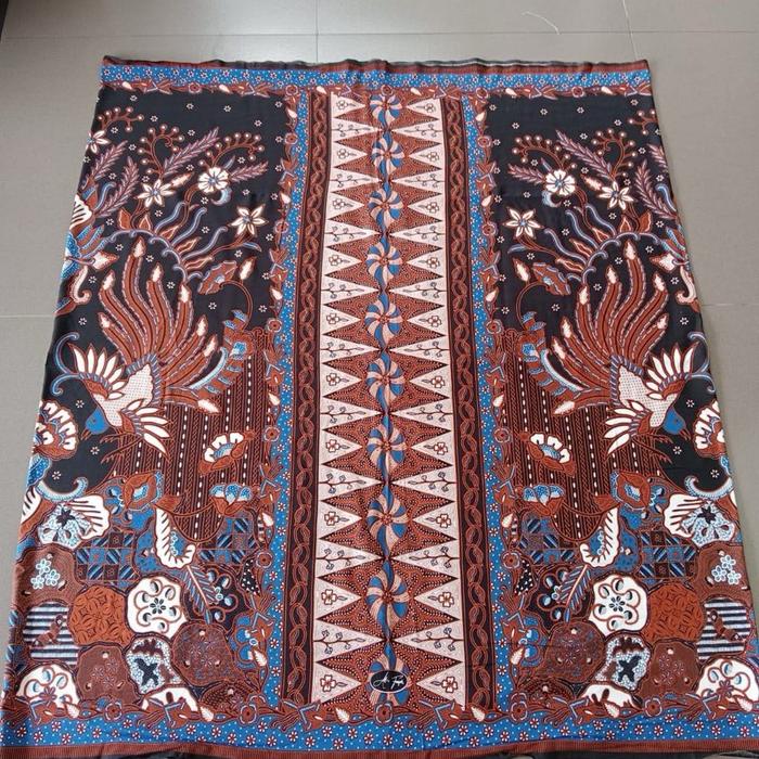 Sarung Batik Rayon Dewasa Motif Elegan Warna Hitam Biru dan Coklat untuk Pria dan Wanita