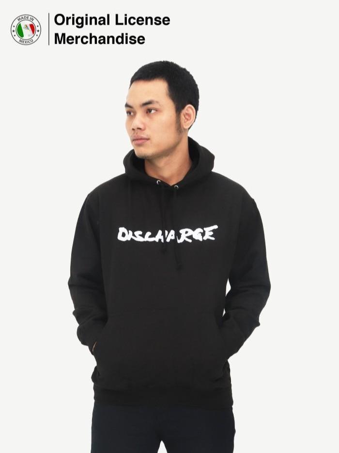 Sweater Hoodie Jaket Katun Polyester Dewasa DISCHARGE Never Again