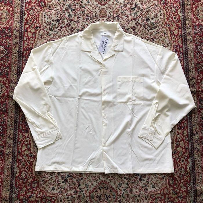 Kemeja Wego open collar shirt  HH033