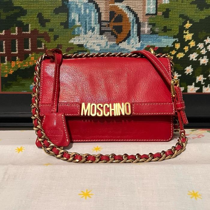 Tas Selempang Moschino Milano - Bekas Second Preloved Original Authentic