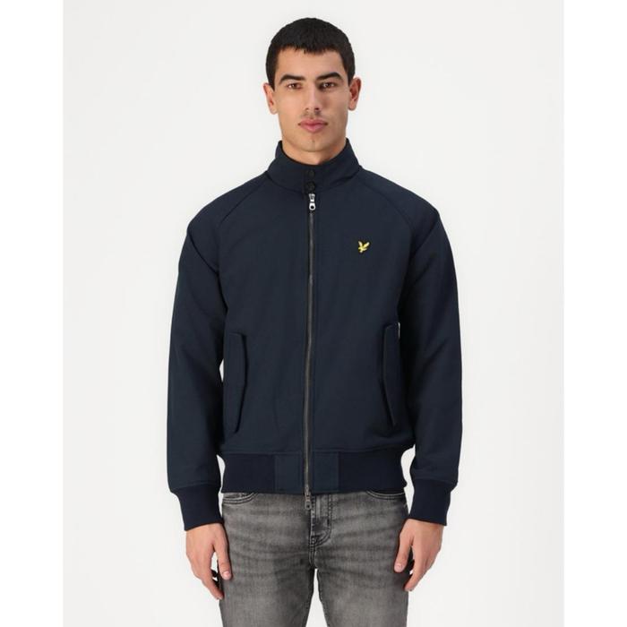 Lyle And Scott Softshell Harrington Jacket In Navy