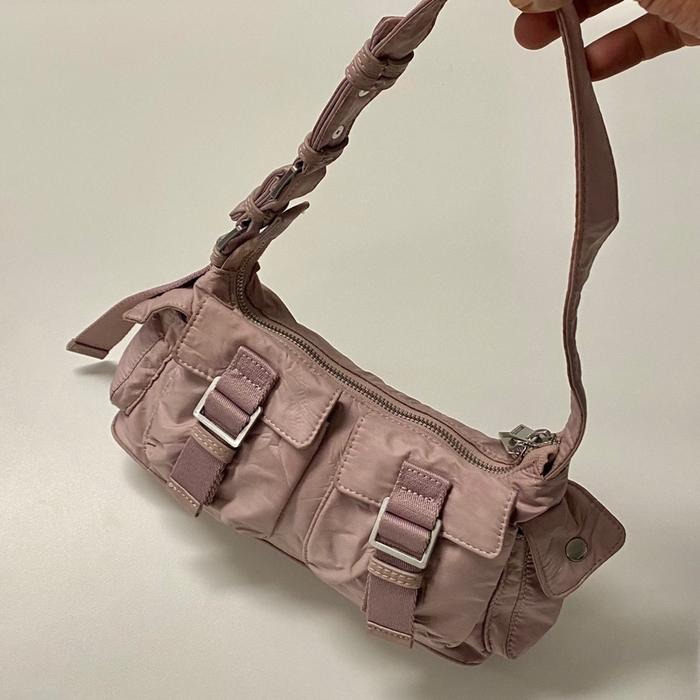 ZARA NYLON SHOULDER BAG AND LONG SLEVE ZARA