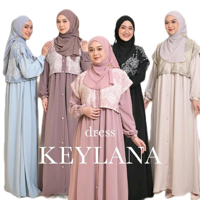 Greenism/Keylana Dress by Greenism/Dress Greenism/Greenism Dress/Dress busui/Keylana Dress Greenism/