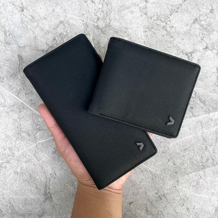 Dompet Lipat Kalibre Pria Cowok Special Black Dompet Lipat Panjang no Eiger Dompet Kulit Kanvas Canv