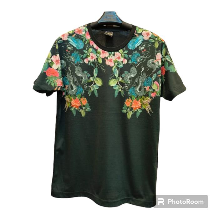 Kaos Oblong Pria/Wanita Motif - Bunga