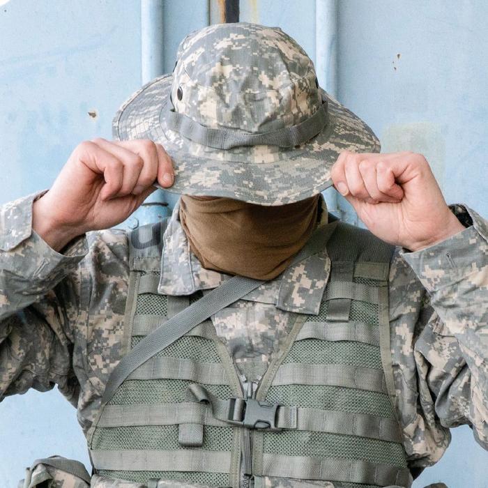 Topi Rimba Bonnie Hat US Army Camo Acupat untuk Perlindungan Outdoor dan Taktis