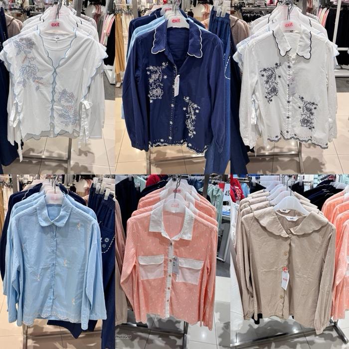 EXIT - NEW Kemeja Blouse Wanita (S-XXL)