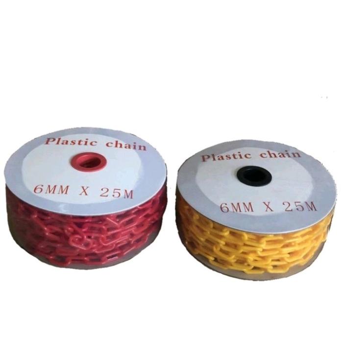 Rantai Plastik PVC 6 mm x 25 meter / Plastik Chain