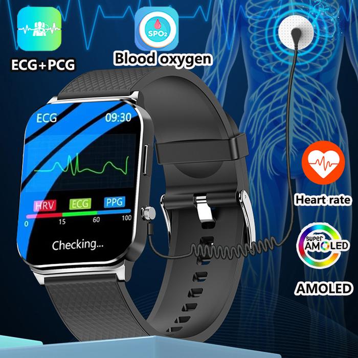 IMPORT 2025 HEALTH SMART WATCH NFC ECG AIR PUMP BLOOD PRESSURE BLOOD OXYGEN ECG+PPG BLUETOOTH CALL N