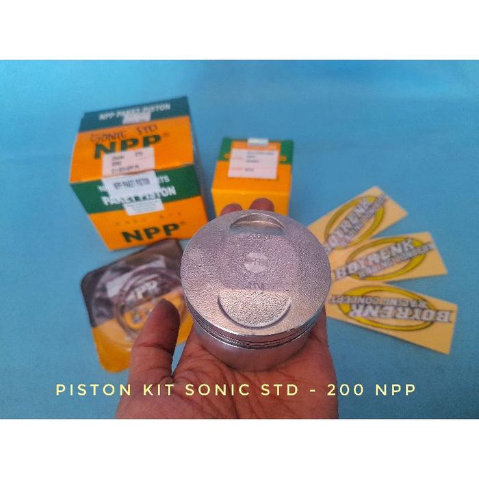 BISA GROSIR PISTON KIT SEHER SEKER SONIC OVERSIZE STD-50-100-150-200-250-300 PEN 13  NPP  - BOYRENK 