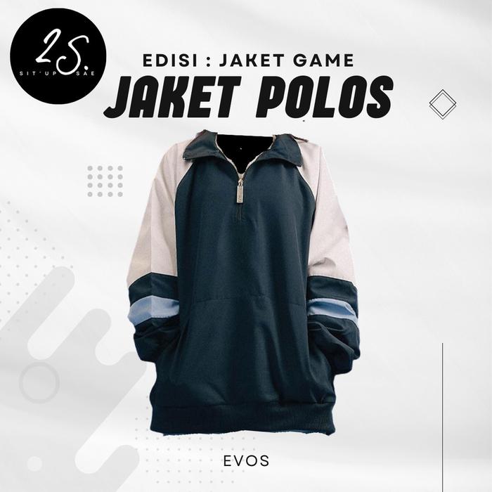Jaket Evos x W.Essentiels Rrq Alterego Onic Echo Btr Esport Polos Pria Wanita Dewasa S M L XL 2XL 3X