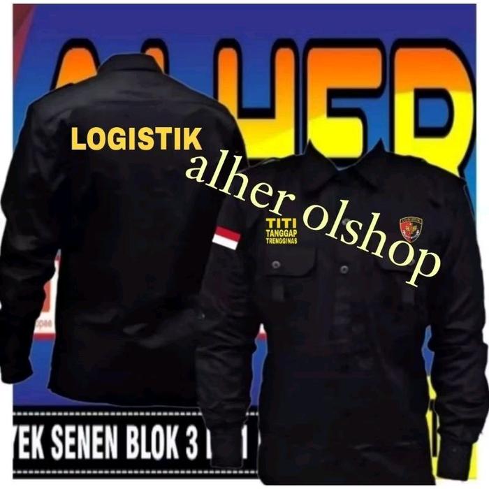 kemeja logistik polri baju logistik polri seragam logistik polri Pdh logistik polri kemeja kerja log