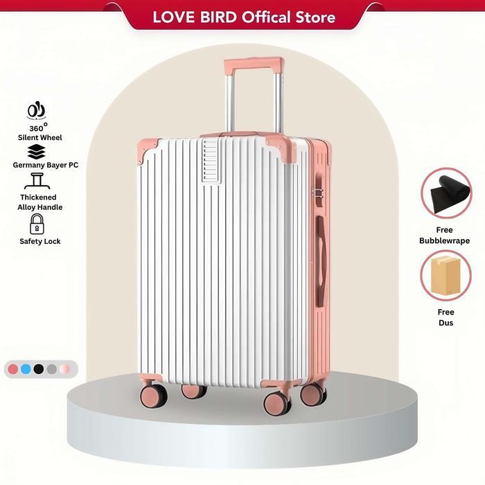 Love Bird Germany PC Material Polo Koper 24 Inch jumbo 20 / 22 inch Kabin Bagasi Koper Tas Travel Po