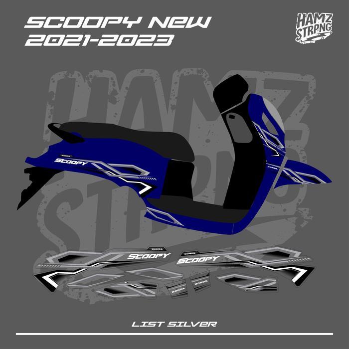 Striping Transparan Scoopy New 2021-2023 Race Edition OSEAN