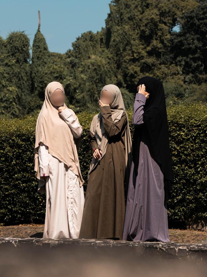 Weriz - [Twilly Series] Gamis / Abaya / Dress Motif Garis - Garis Salur Timeless Bahan Katun Twill L