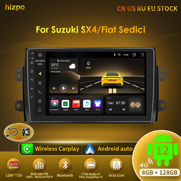 Hizpo Android Car Radio for Suzuki SX4 2006-2013 Fiat Sedici
