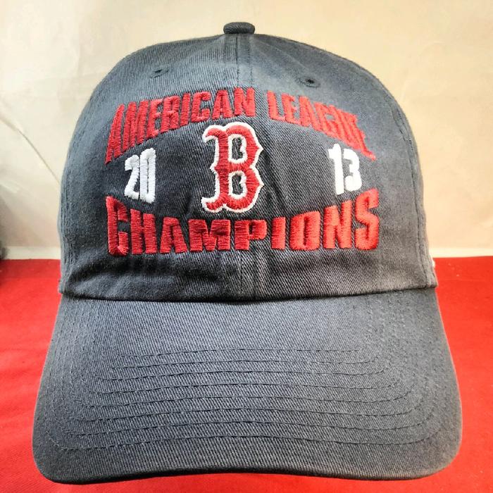 Topi Forty Seven Topi Bisbol Baseball American League 2013 Champions Abu Abu untuk Pria