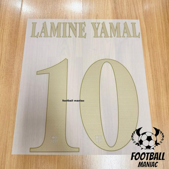 Nameset Original Barcelona Away 2026/2027 Lamine Yamal #10