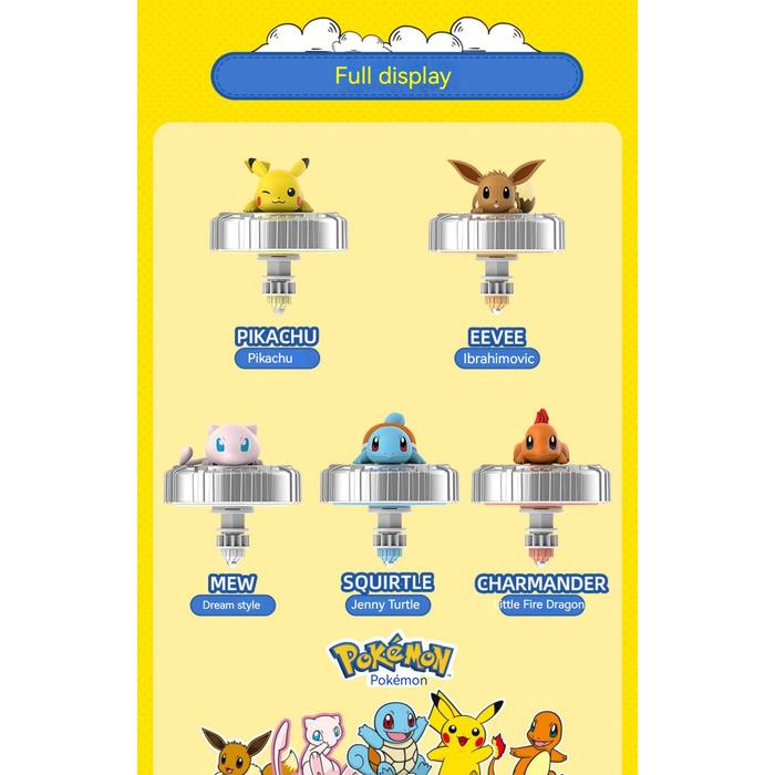 Asli Pokemon Sihir Tuo Terhadap Spiral Pikachu Bola Peri Berputar
