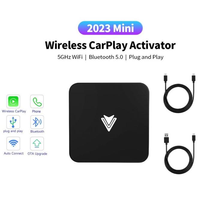 Car Wireless Android Auto Box Bluetooth 5.0 USB Charging Intelligent