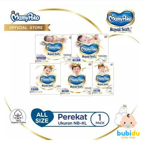 MAMYPOKO Popok Royal Soft Pants | Pempes Pempers Mami Mamy Poko NB S M L XL XXL NB62 S46 M42 L34 XL3