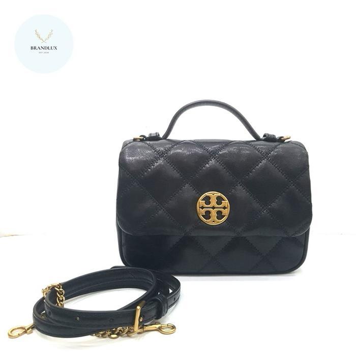 TORY BURCH TB WILLA MINI TOP HANDLE GHW
