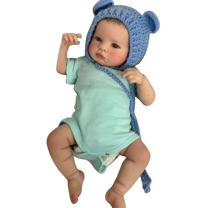 Silicone Finished Doll Elastic Hand Painted Doll Teaching Aids Smooth