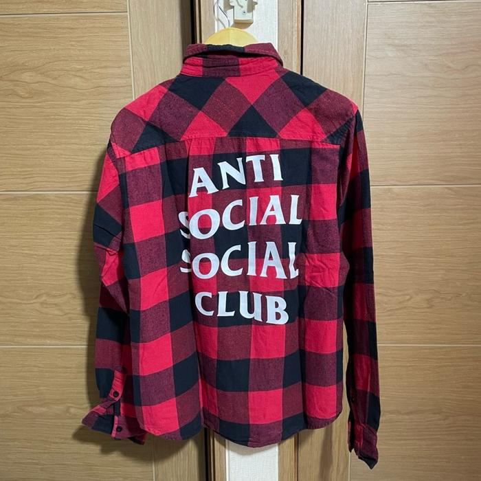 Kemeja Flannel Anti Social Social Club