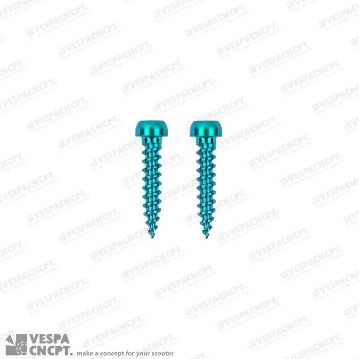 Baut Titanium Round Lampu Sein Ice Blue Vespa Sprint Primavera Lx S